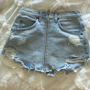 CARMAR jean skirt